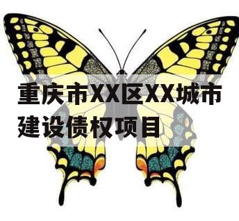 重庆市XX区XX城市建设债权项目