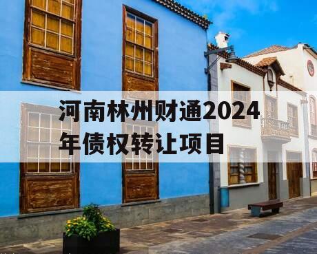 河南林州财通2024年债权转让项目