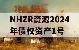 NHZR资源2024年债权资产1号