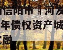 河南信阳市浉河发投2024年债权资产城投债定融