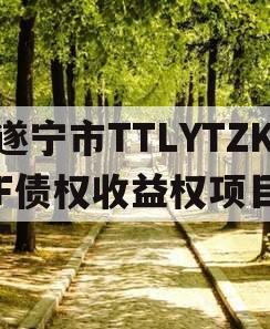 遂宁市TTLYTZKF债权收益权项目