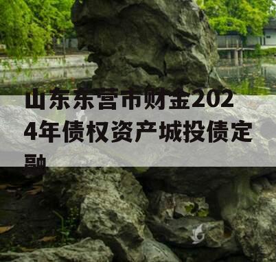 山东东营市财金2024年债权资产城投债定融