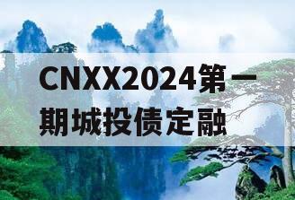 CNXX2024第一期城投债定融