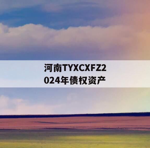 河南TYXCXFZ2024年债权资产