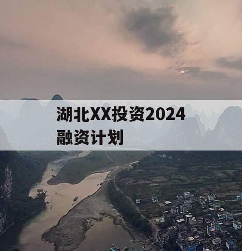 湖北XX投资2024融资计划