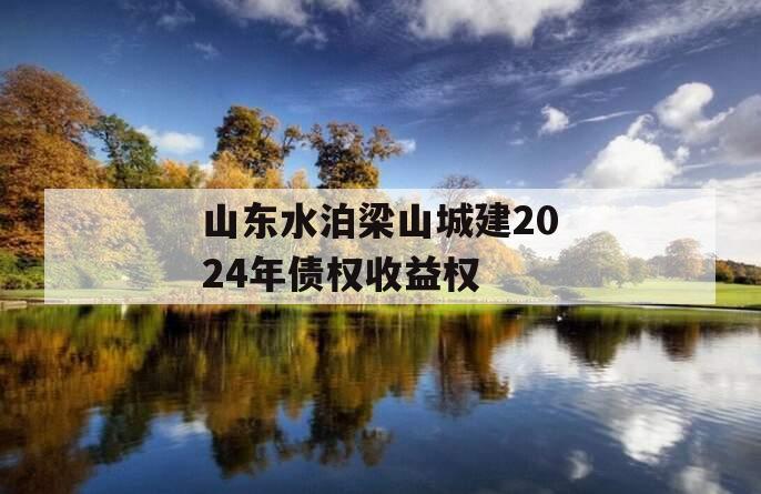 山东水泊梁山城建2024年债权收益权