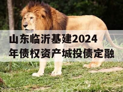 山东临沂基建2024年债权资产城投债定融