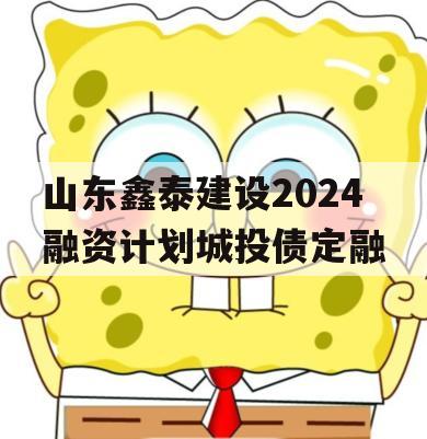 山东鑫泰建设2024融资计划城投债定融