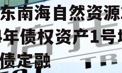 山东南海自然资源2024年债权资产1号城投债定融