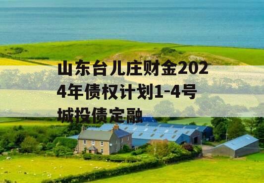 山东台儿庄财金2024年债权计划1-4号城投债定融