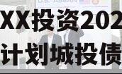 湖北XX投资2024融资计划城投债定融