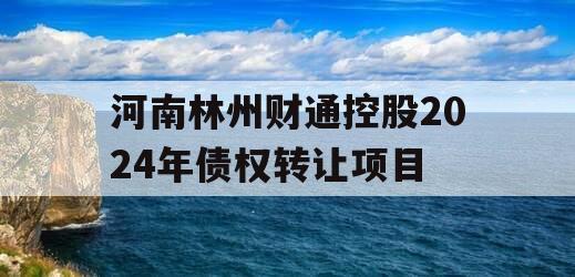 河南林州财通控股2024年债权转让项目