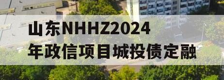 山东NHHZ2024年政信项目城投债定融