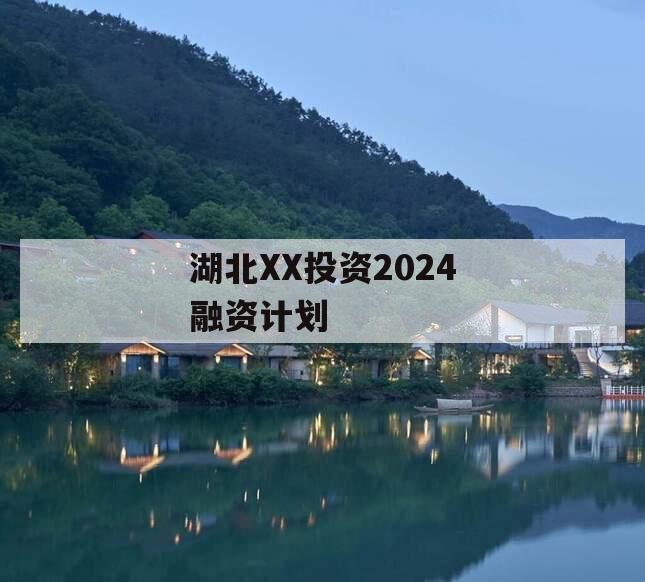 湖北XX投资2024融资计划