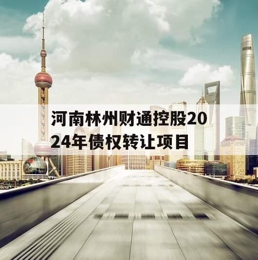 河南林州财通控股2024年债权转让项目