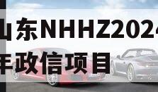 山东NHHZ2024年政信项目