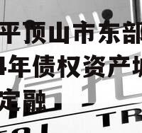 河南平顶山市东部城建2024年债权资产城投债定融