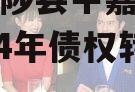 河南武陟县中嘉投资运营2024年债权转让项目