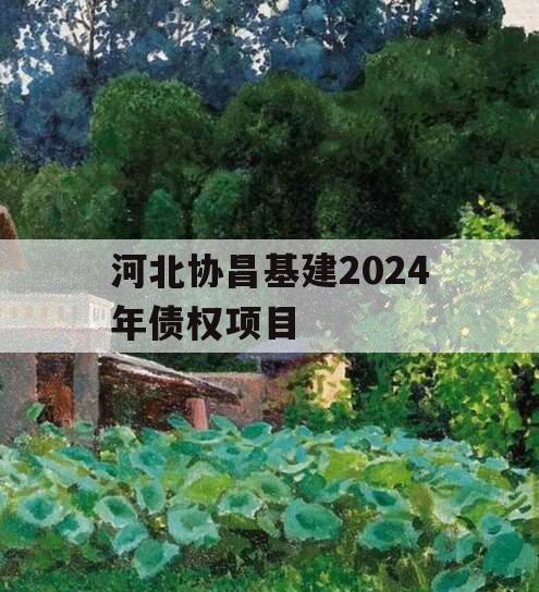 河北协昌基建2024年债权项目