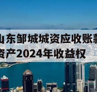 山东邹城城资应收账款资产2024年收益权