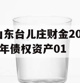 山东台儿庄财金2024年债权资产01