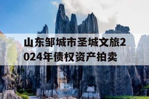 山东邹城市圣城文旅2024年债权资产拍卖