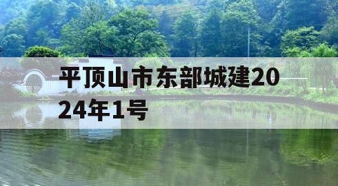 平顶山市东部城建2024年1号