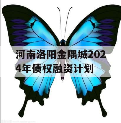 河南洛阳金隅城2024年债权融资计划