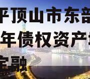 河南平顶山市东部城建2024年债权资产城投债定融