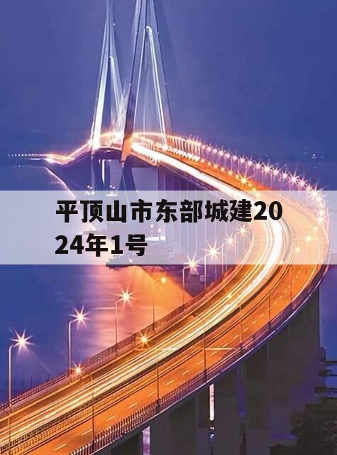 平顶山市东部城建2024年1号