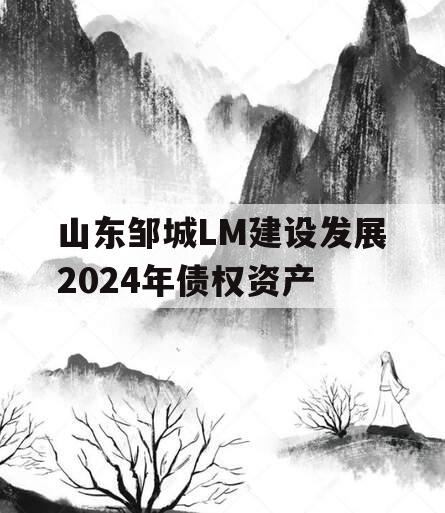 山东邹城LM建设发展2024年债权资产