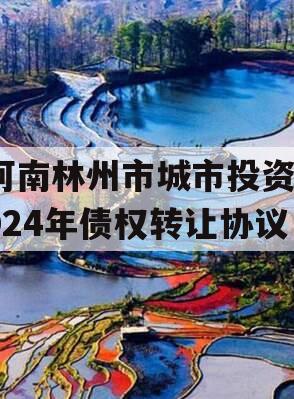 河南林州市城市投资2024年债权转让协议