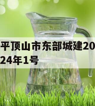 平顶山市东部城建2024年1号