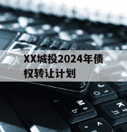 XX城投2024年债权转让计划